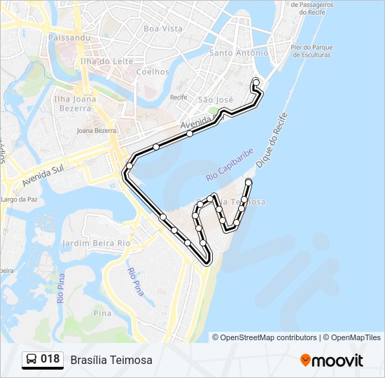018 Bus Line Map
