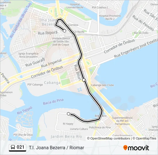 021 Bus Line Map