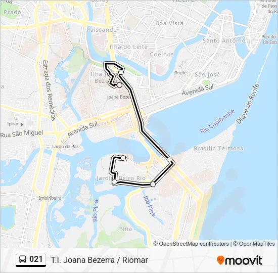 021 Bus Line Map