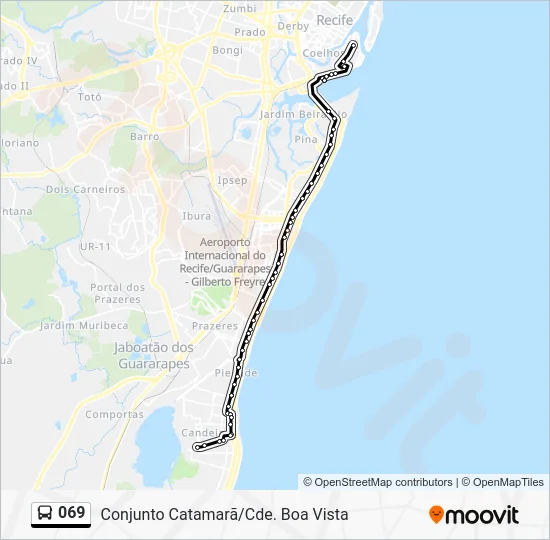 069 Bus Line Map