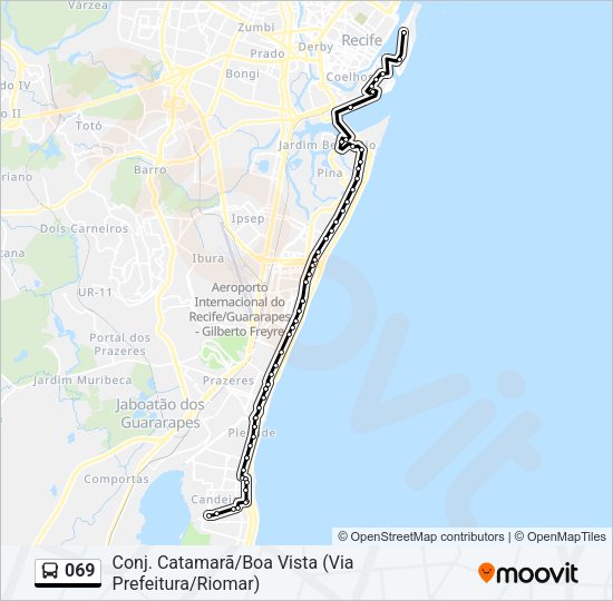 069 Bus Line Map