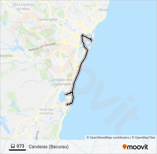 073 Bus Line Map