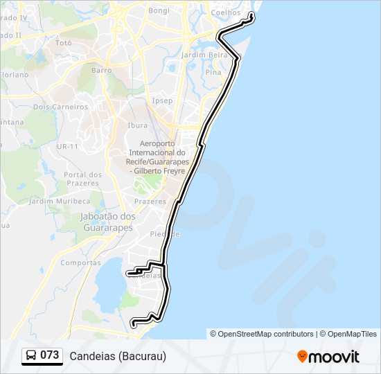 073 Bus Line Map