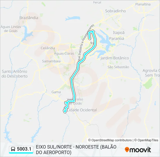 5003.1 Bus Line Map