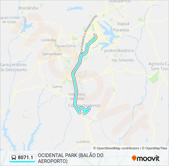 8071.1 Bus Line Map