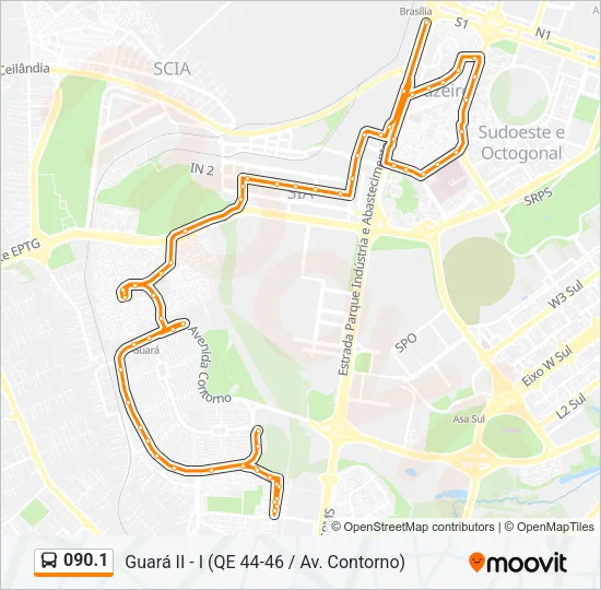 090.1 Bus Line Map