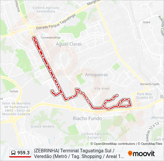 959.3 Bus Line Map