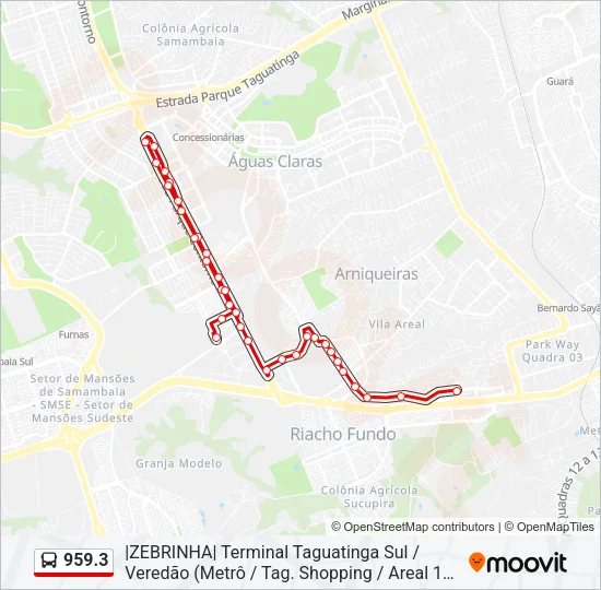 959.3 Bus Line Map