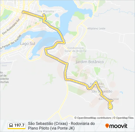197.7 Bus Line Map