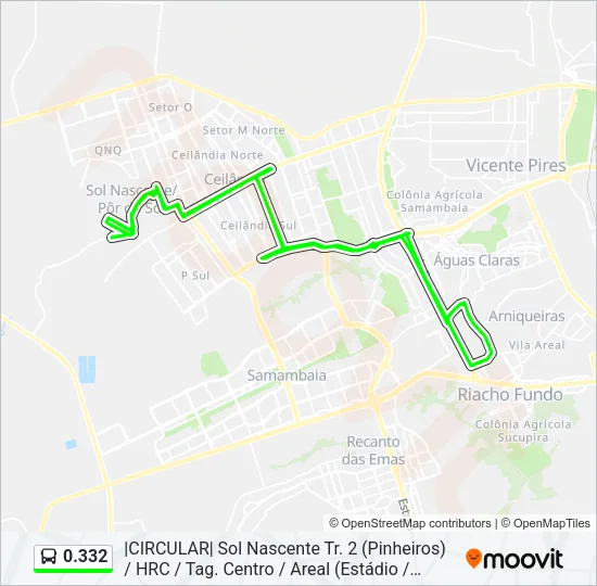 0.332 Bus Line Map