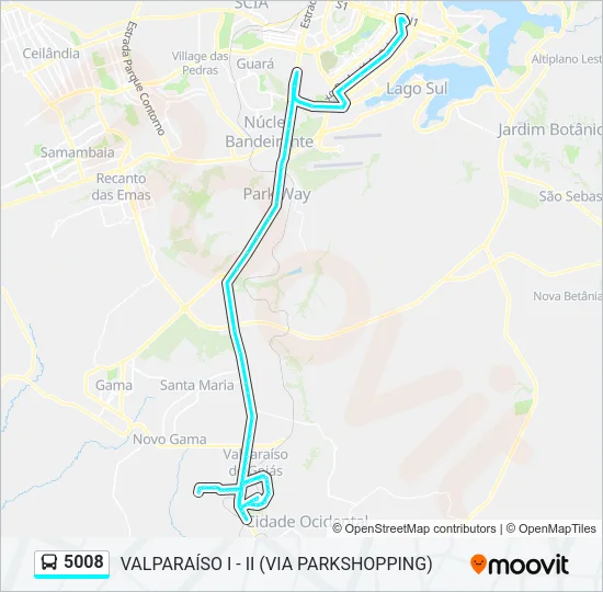 5008 Bus Line Map