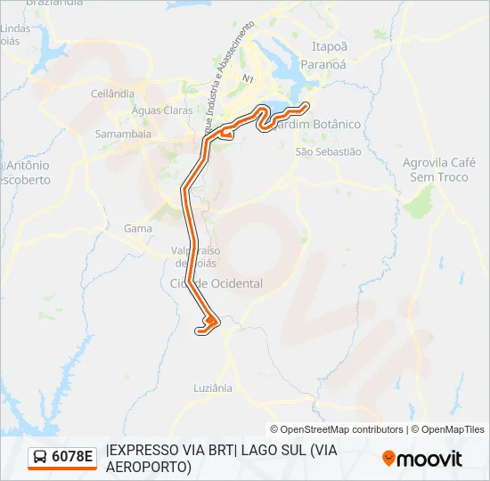 6078E Bus Line Map