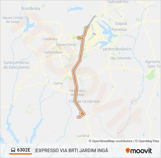 6302E Bus Line Map
