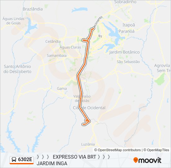 6302E bus Line Map