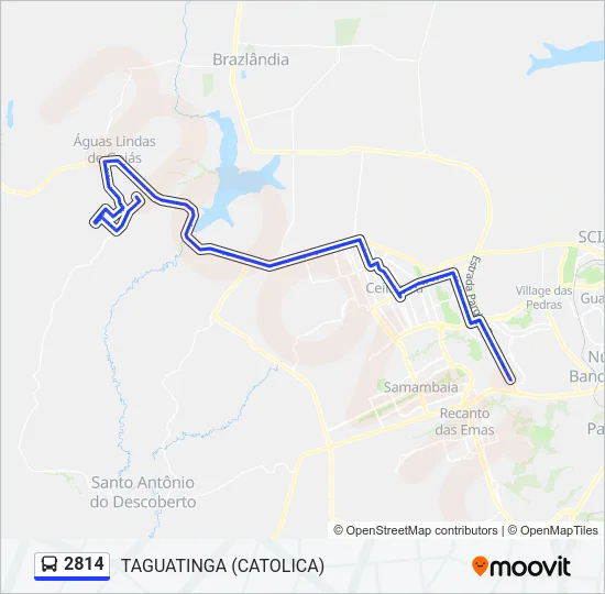 2814 Bus Line Map