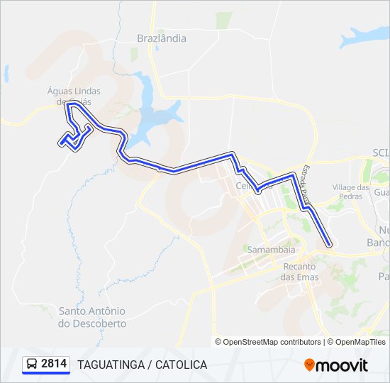 Mapa de 2814 de autobús