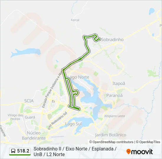 518.2 Bus Line Map