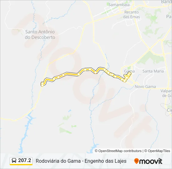 207.2 Bus Line Map