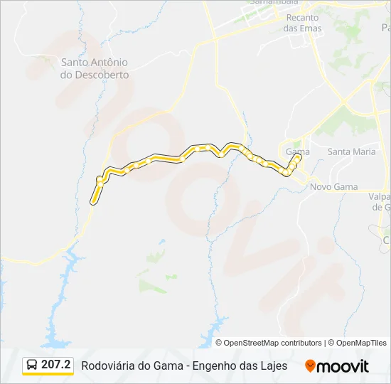 207.2 Bus Line Map