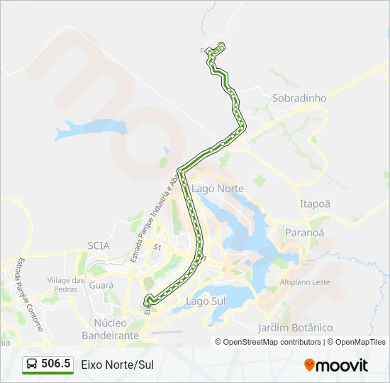 506.5 Bus Line Map