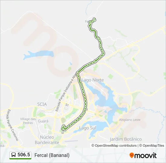 506.5 Bus Line Map