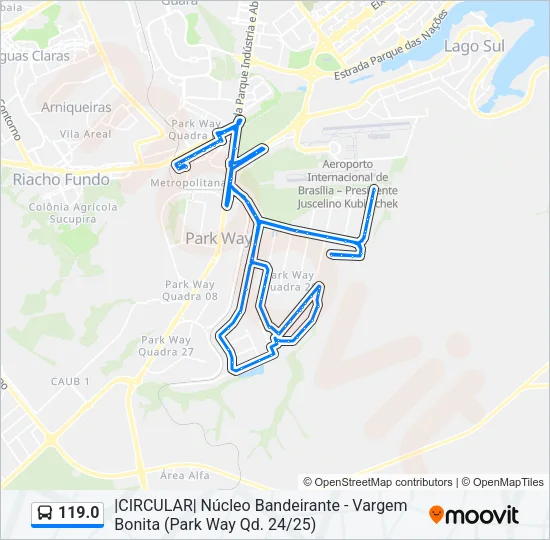 119.0 Bus Line Map