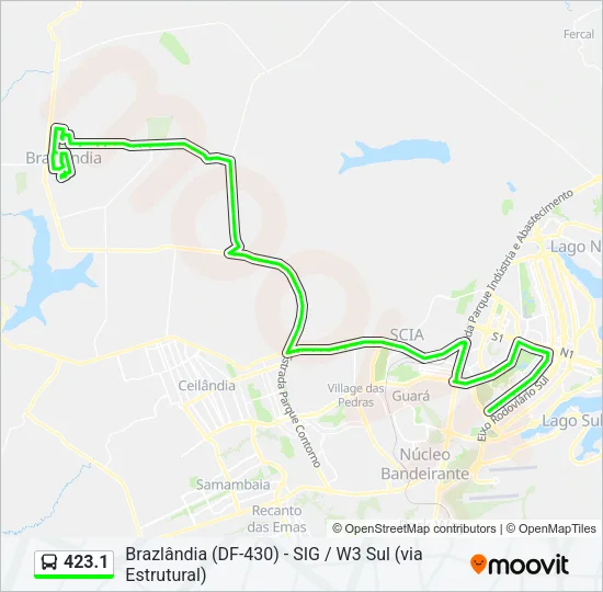 423.1 Bus Line Map