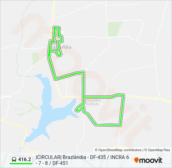 416.2 Bus Line Map