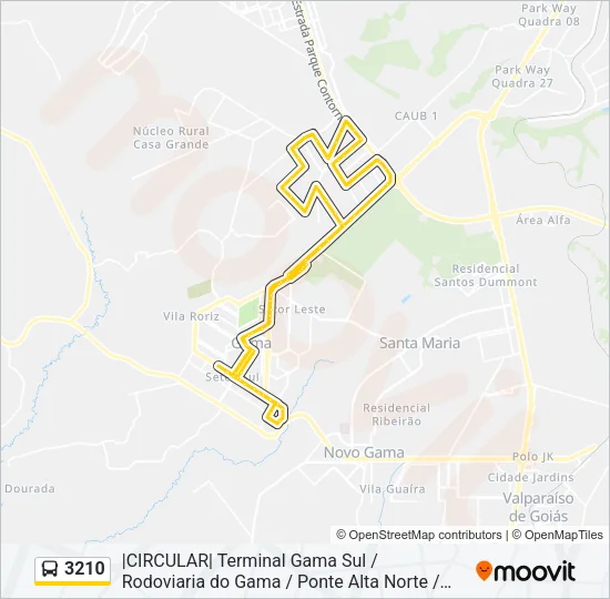 3210 Bus Line Map