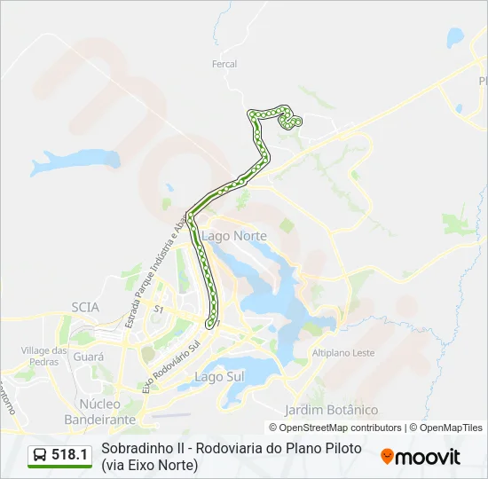 518.1 Bus Line Map