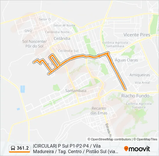 361.2 Bus Line Map