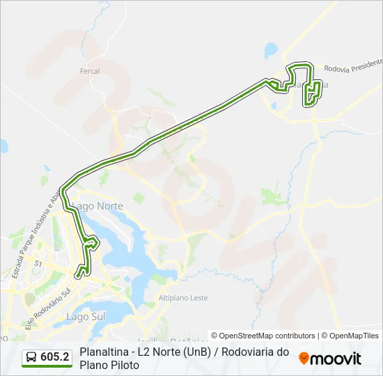 605.2 Bus Line Map