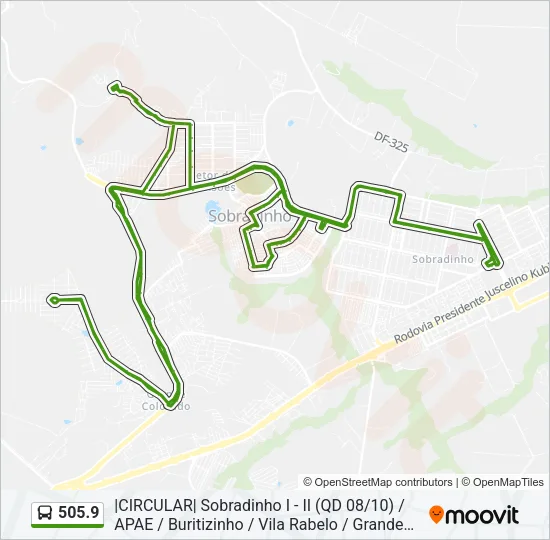 505.9 Bus Line Map