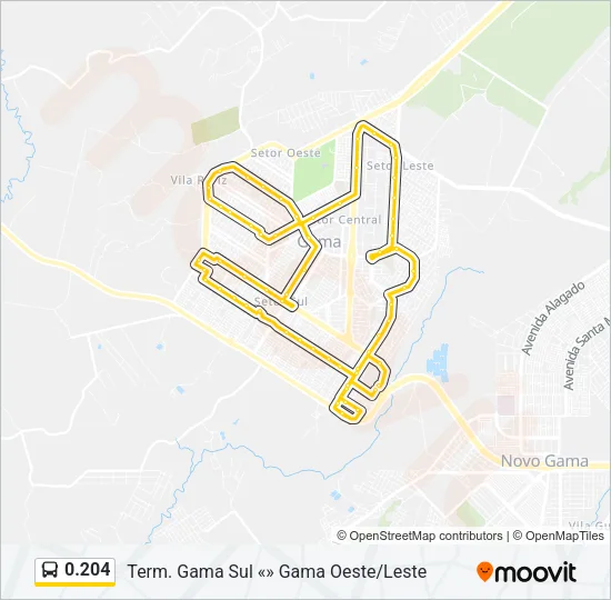 0.204 Bus Line Map