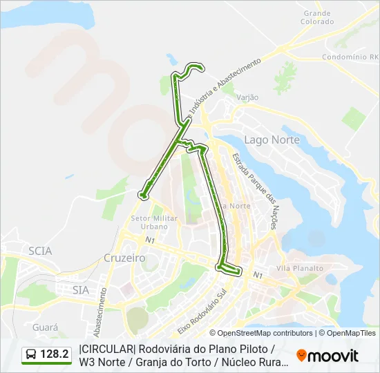 128.2 Bus Line Map