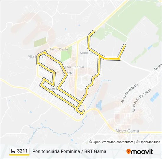 3211 Bus Line Map
