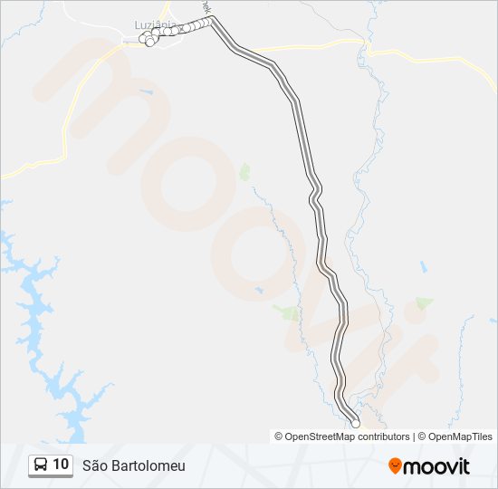 10 bus Line Map