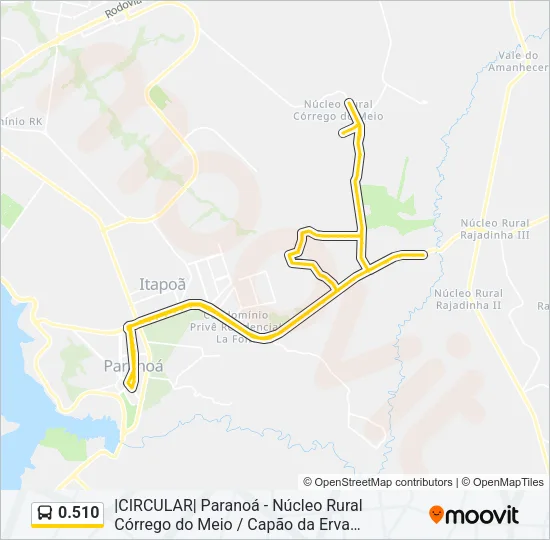 0.510 Bus Line Map