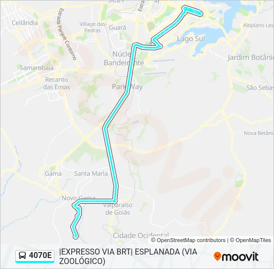 4070E Bus Line Map