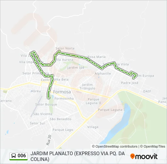 006 Bus Line Map