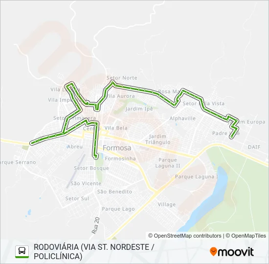 002 / 003 Bus Line Map