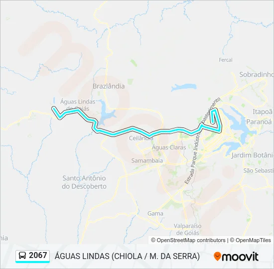 2067 Bus Line Map