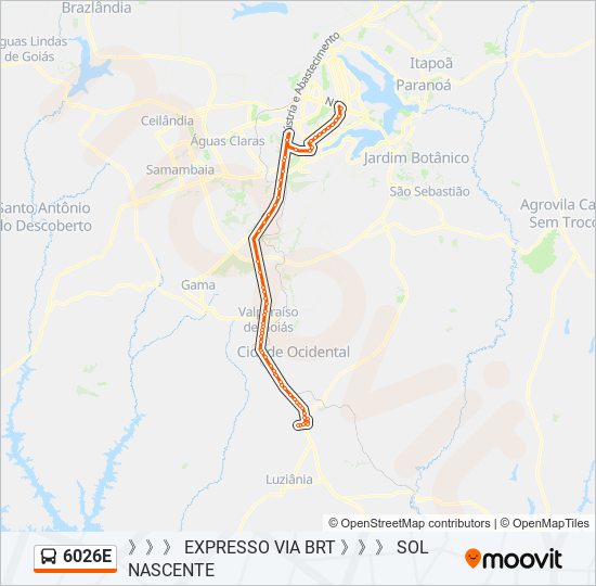 6026E bus Line Map