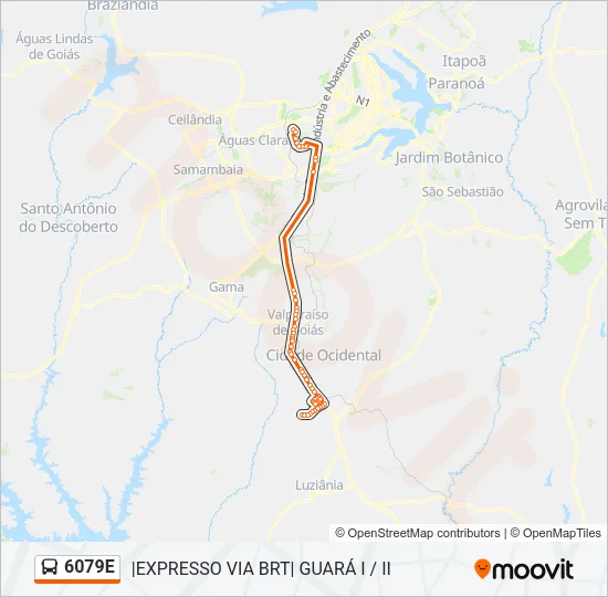 6079E Bus Line Map