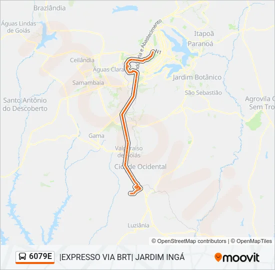 6079E Bus Line Map