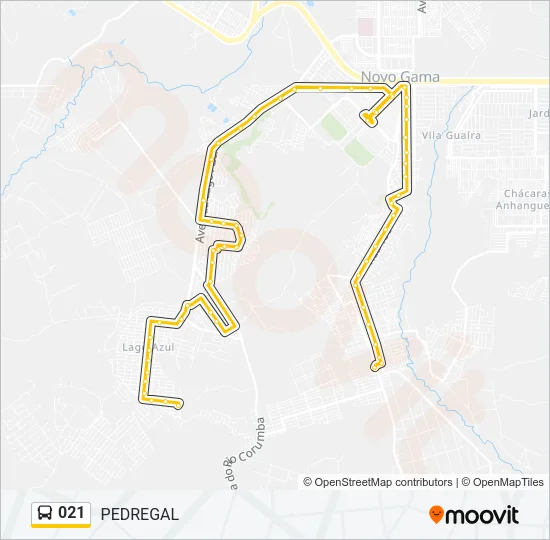 021 Bus Line Map