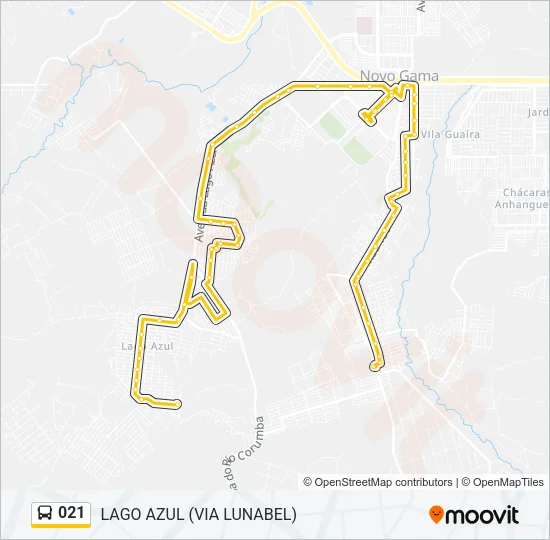 021 Bus Line Map