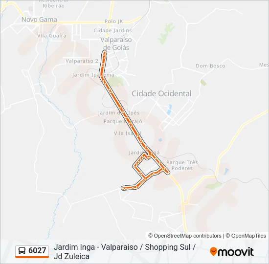 6027 Bus Line Map