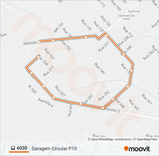 6030 Bus Line Map
