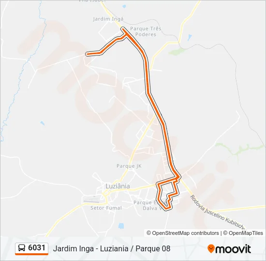 6031 Bus Line Map
